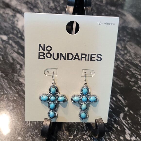 NEW BRAND NO BOUNDARIES WESTERN JEWELRY BOHO VINTAGE  TURQUOI EARRINGS - Picture 3 of 14